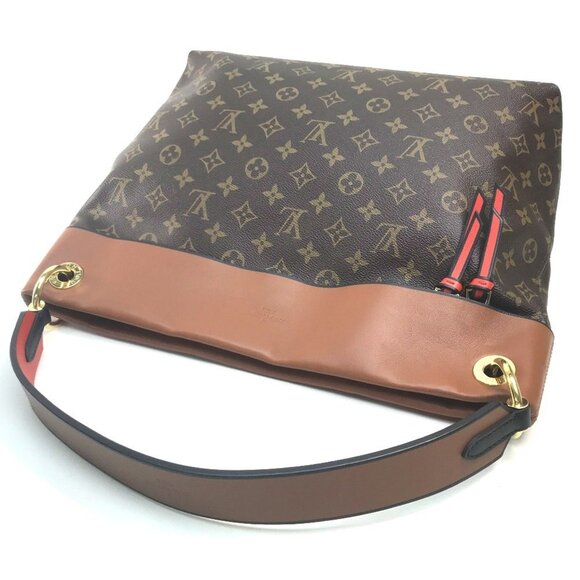LOUIS VUITTON Brown Monogram Canvas Shoulder Bag - Picture 4 of 11